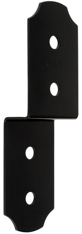 National Hardware Hartley 1219BC Series N800-024 Joist Tie, 10 in L, 3 in W, Steel, Storm Shine/Powder-Coated, Black